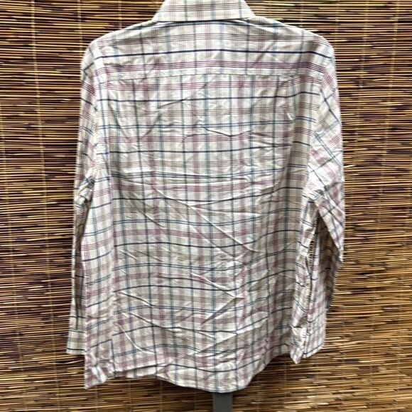 Club Room Mens Palermo Woven Plaid Button-Down Shirt Size XL - Picture 3 of 3